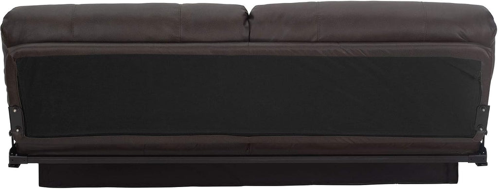 RecPro Charles RV Jackknife Sofa | Love Seat | Sleeper Sofa | Length Options 62', 68', 72' (68 Inch, Chestnut)