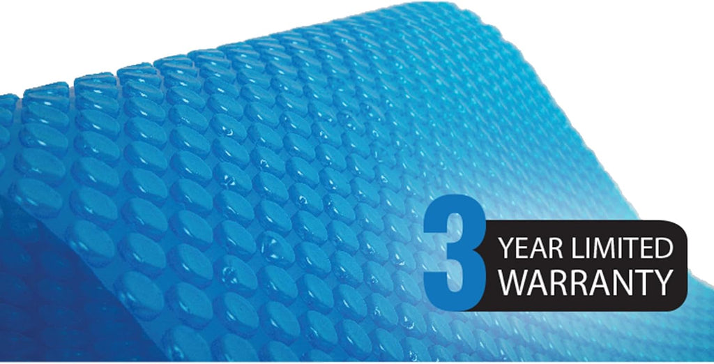 8-mil Solar Blanket for Oval 18-ft x 33-ft Above-Ground Pools – Blue