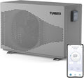 TURBRO 58,000 BTU Inverter Swimming Pool Heat Pump, Up to 18,000 Gallons, Up to 15.8 COP, Smart WiFi Control, Heating & Cooling for Inground and Above Ground Pools, 220-240V, Beluga B58V