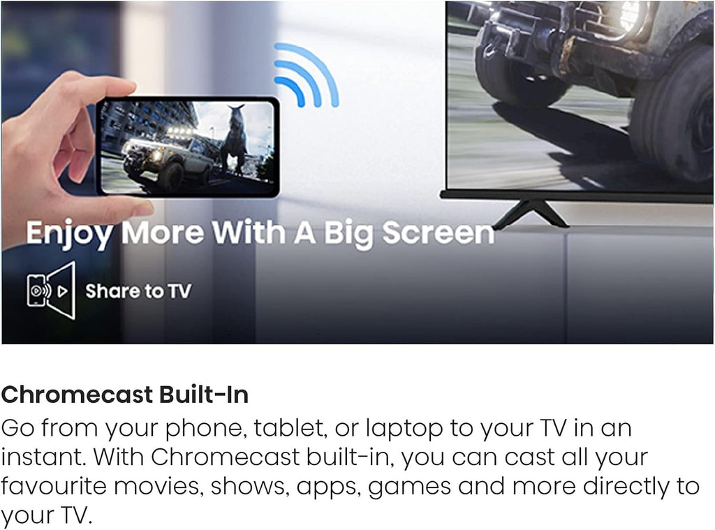 Hisense 65-Inch Class A6 Series 4K UHD Smart Google TV with Alexa Compatibility, Dolby Vision HDR, DTS Virtual X, Sports & Game Modes, Voice Remote, Chromecast Built-in (65A6H),Black