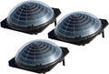 VINGLI Solar Pool Heater Above Ground Domed Solar Powered Swimming Pool Heater Contour Pool Heating Coil (3 Packs)