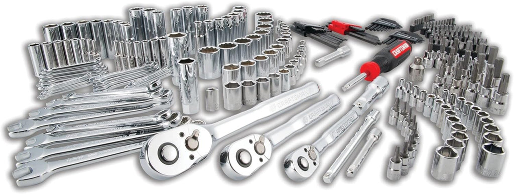 CRAFTSMAN Socket Set, 262-Piece Mechanic Tool Set, 1/4', 3/8', 1/2' Drive, SAE / Metric, (CMMT45307)