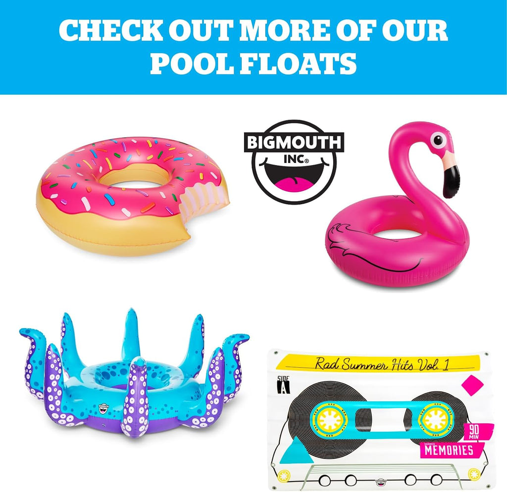 BigMouth Inc. Ice Cream Inflatable Pool Slide, Blow Up Water Slide for Kids, Fun Swimming Pool Toy, Holds 200 Pounds