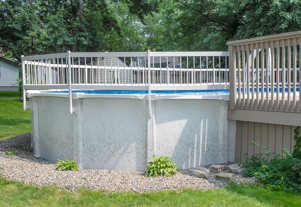Aqua Select Above Ground Swimming Pool Resin Safety Pool Fence Gate | Premium Quality UV Protected Vinyl | Keeps Pool Toys in and Intruders Out | White