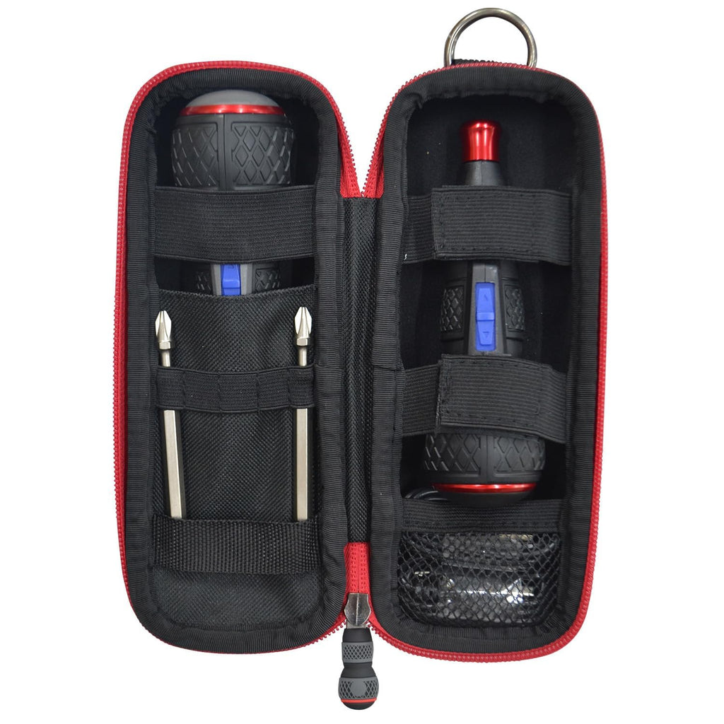 VESSEL Ball Grip Rechargeable Cordless Screwdriver Combo Kit with Case | Includes both High Torque and High-Speed Models