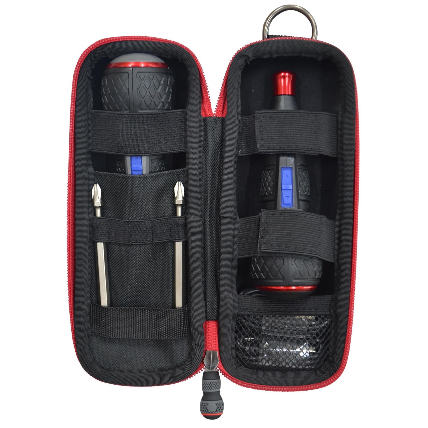 VESSEL Ball Grip Rechargeable Cordless Screwdriver Combo Kit with Case | Includes both High Torque and High-Speed Models