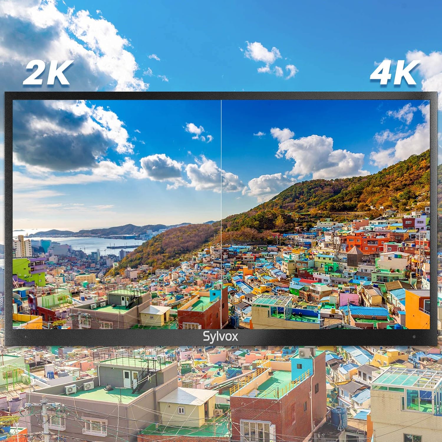 SYLVOX 43'' Outdoor Smart TV 4K UHD Ultra 2000NIT High Brightness HDR TV, Waterproof Built-in Chromecast, with WiFi Bluetooth Function for Outdoor Strong Light Areas(Poolpro Series)