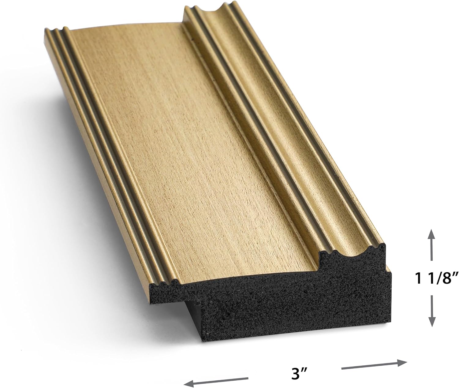Champagne 85' Premiere Deco TV Frame - Compatible ONLY with Samsung The Frame TV and Pro TVs (Fits 2021-2026, LS03A, LS03B,LS03C,LS03D,LS03FA,LS03FW)