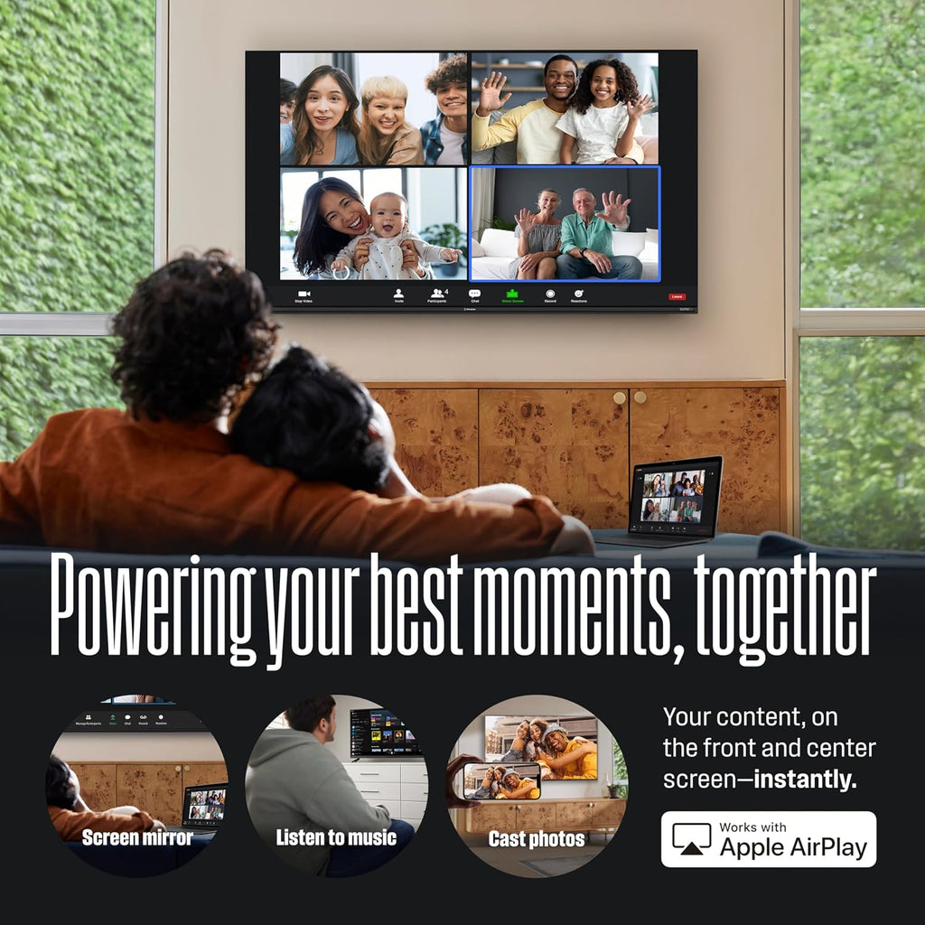 Westinghouse 50-inch Smart TV, 4K UHD Xumo TV w/ HDR10, Voice Remote, Dolby Vision, Dolby Atmos, Edgeless, Flat Screen LED Television w/Bluetooth, Apple AirPlay, Wi-Fi & Mobile Connectivity