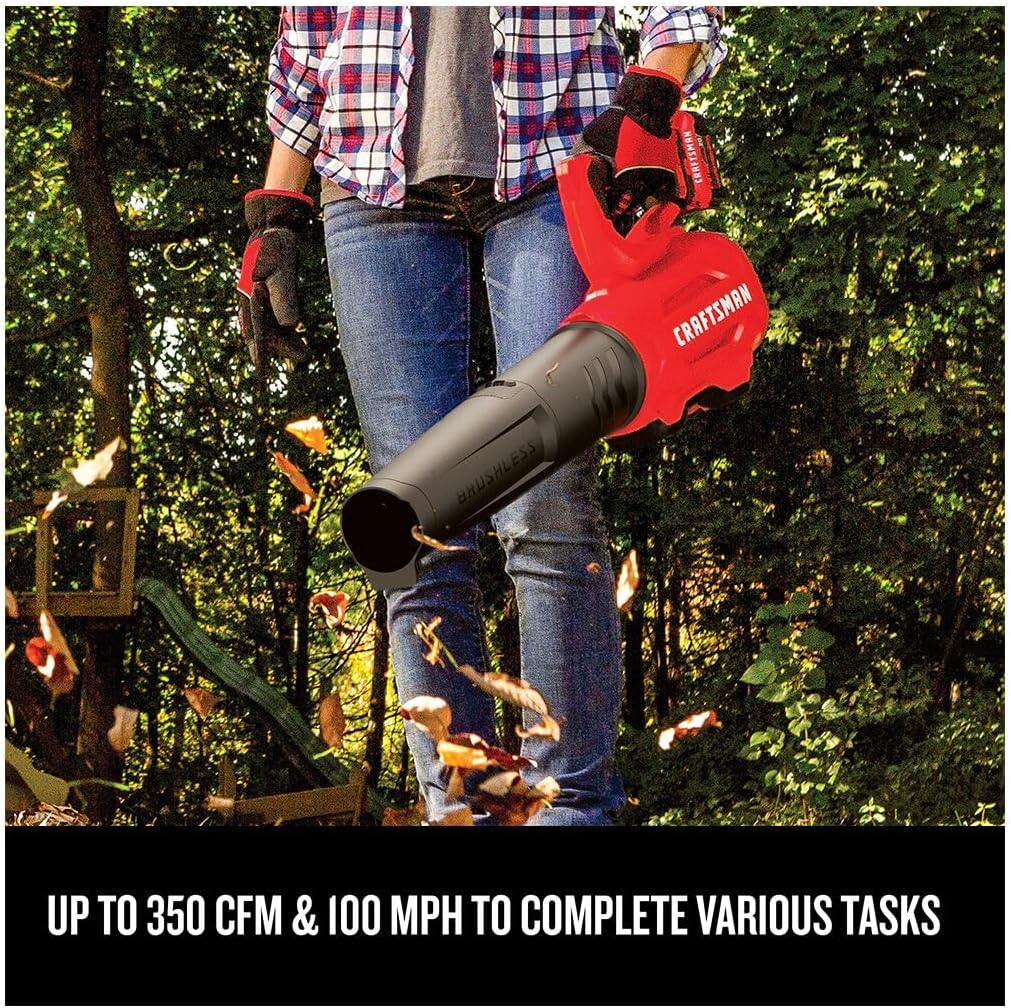 CRAFTSMAN V20 String Trimmer and Leaf Blower Combo Kit, Cordless (CMCK297M1)