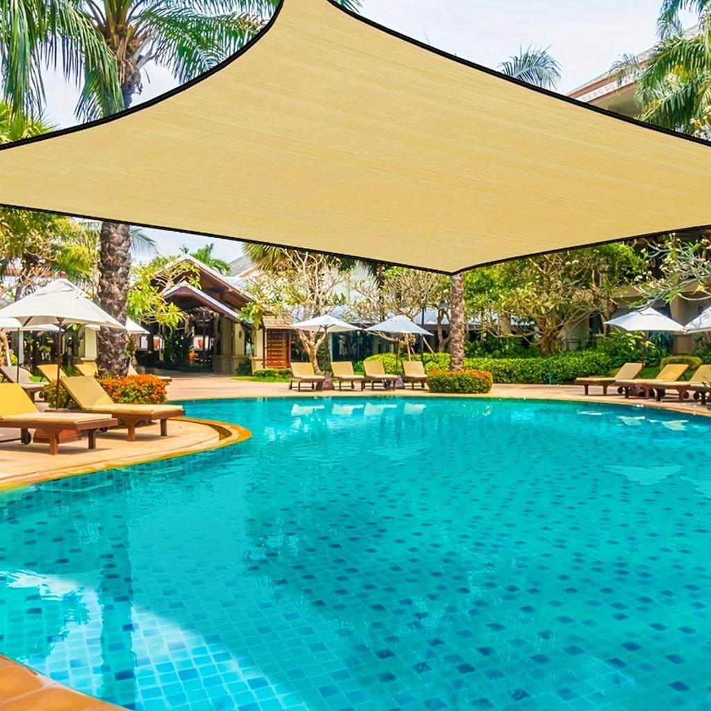 Sun Shade Cloth Sun Shade Sail,Tear Resistant,95% Block Sun,Rectangle Sun Shade Awning Outdoor with Grommets,Shade Tarp Canopy Breathable,Sun Privacy Screens for Porches Patio(20x36ft(6x11m))