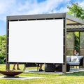 Artpuch Outdoor Pergola Shade Cover 14x20 FT Sun Shade Cloth with Grommets White Commercial Grade Patio Privacy Screen Shade Canopy (Customized Available) GN06