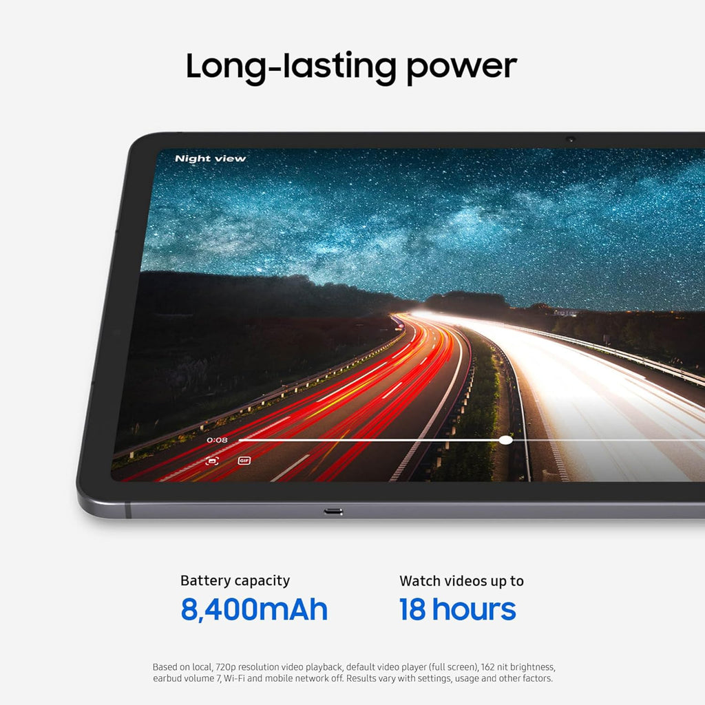 Samsung Galaxy Tab S11 128GB WiFi Android Tablet, Dynamic AMOLED 2X Display, 3nm MediaTek Processor, Galaxy AI, IP68, High Performance, Premium 11' AMOLED Screen, Slim, Portable Design, Silver