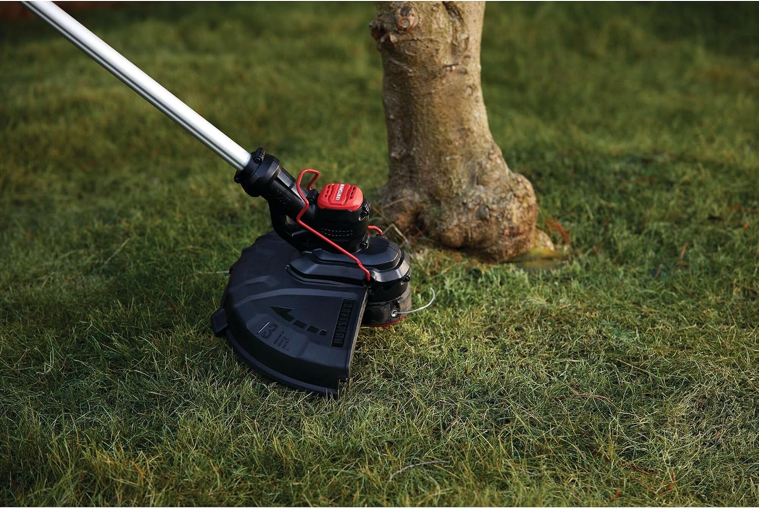 CRAFTSMAN V20 Weed Wacker Cordless String Trimmer and Edger, Weed Eater Includes 2.0 Ah Battery and Charger, Lightweight, Extended Runtime, 2 Speed (CMCST900D1)