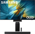 SAMSUNG QN65S95FAFXZA 65 Inch OLED HDR Pro 4K Smart TV with a HW-B750F B Series Soundbar 5.1 Ch and Subwoofer (2025)