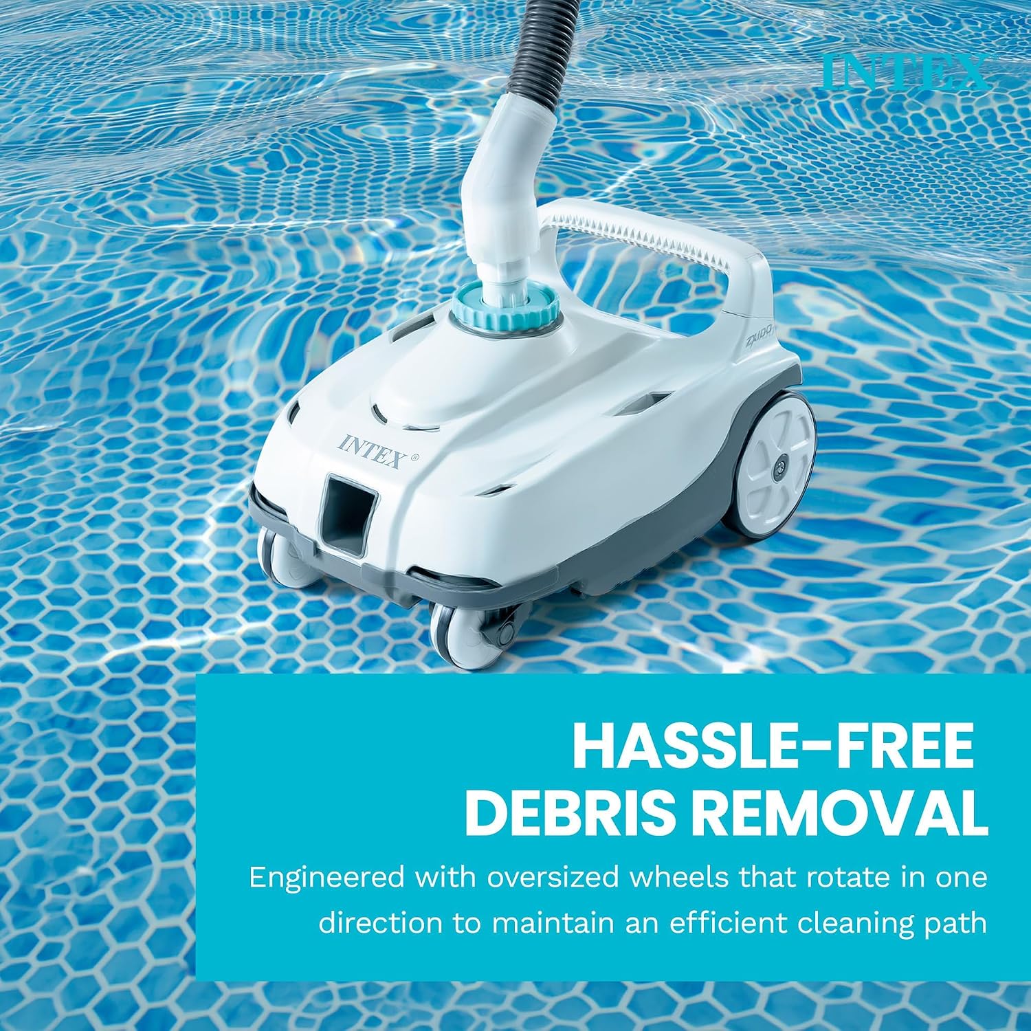 INTEX 26339EH Ultra XTR 24ft x 52in Above Ground Swimming Pool Set with Sand Filter Pump and Deluxe Automatic Vacuum Cleaner.
