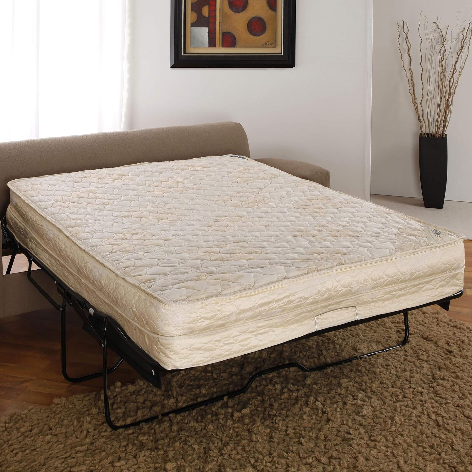 Leggett & Platt AirDream Hypoallergenic Inflatable Mattress with Electric Hand Pump for Sleeper Sofas, 52' Full
