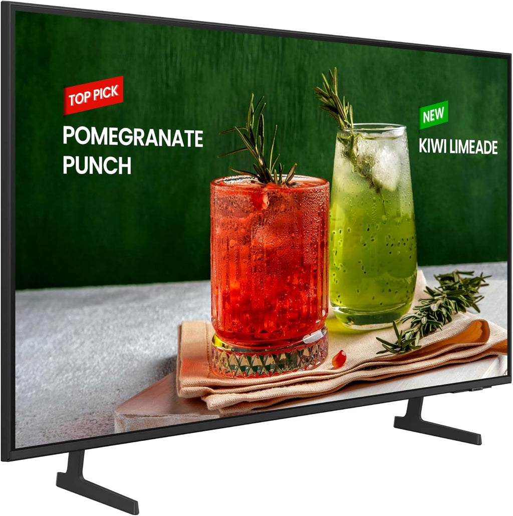 SAMSUNG 60-Inch Class Crystal UHD 4K Bed-H Series HDR Business Pro TV w/ 3-Sided Bezel-Less Slim Design, Use for Digital Signage Displays, Commercial TV, Alexa Built-in (LH60BEDHLG, 2024 Model)