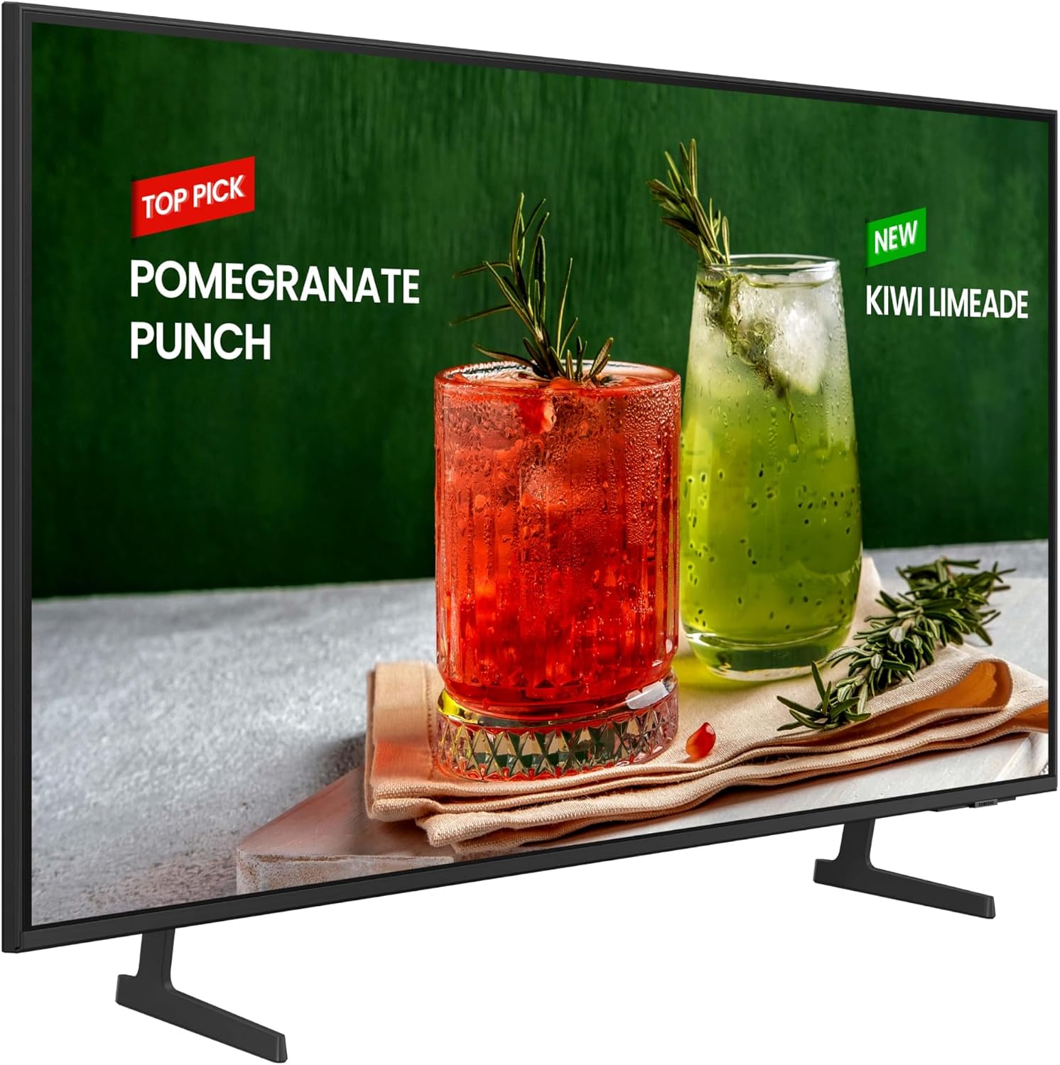 SAMSUNG 60-Inch Class Crystal UHD 4K Bed-H Series HDR Business Pro TV w/ 3-Sided Bezel-Less Slim Design, Use for Digital Signage Displays, Commercial TV, Alexa Built-in (LH60BEDHLG, 2024 Model)