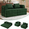 Korser Folding Convertible Sofa Bed, Corduroy Upholstered Boneless Couch, Small Sectional Cloud Couch, Loveseat Sleeper Sofa, Modular Futon Floor Sofa Couch for Living Room, No Assembly
