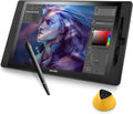 SereneLife Graphic Tablet with Passive Pen - 15.6' Full-Laminated Technology Art Monitor w/ 8192 Pressure Levels Battery-Free Stylus - Digital Drawing, Online Teaching, Design - for Windows OS