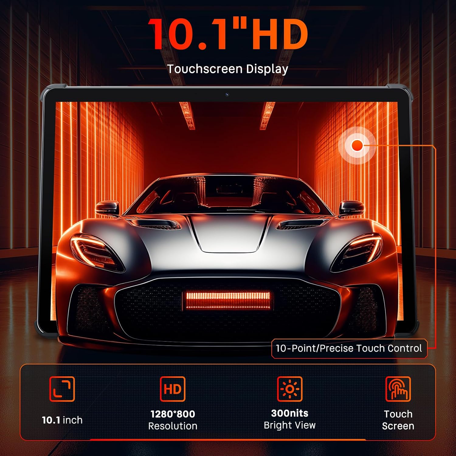 2-in-1 Tablet Win 11-10.1' Touchscreen PC, m3 8100Y up to 3.4GHz, 12GB RAM 256GB SSD, with Stylus & Case for Home, Business, Students, Digital Sketching