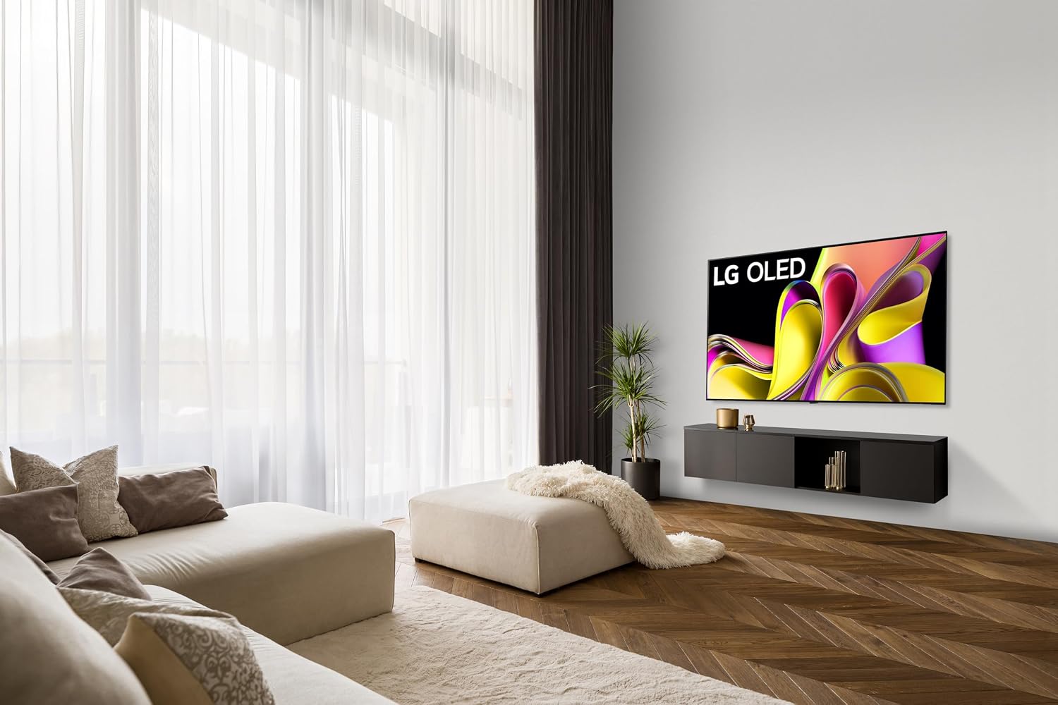 LG B3 Series 65-Inch Class OLED Smart TV OLED65B3PUA, 2023 - AI-Powered 4K TV, Alexa Built-in