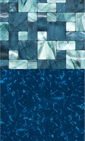 Blue Wave Emerald Coast Overlap 24 ft Round Pool Liner for Above-Ground Steel Wall Pools – Weather Resistant Standard Gauge Vinyl with Welded Seams - Dark Blue, Fits 48/54-In Depth Walls