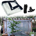Clear Tarps Heavy Duty Waterproof with Grommets, Clear Tarpaulin Waterproof Clear Tarps, 16x24 FT Transparent Rainproof Dustproof Cover for Outdoors Large Plastic Tarpaulin