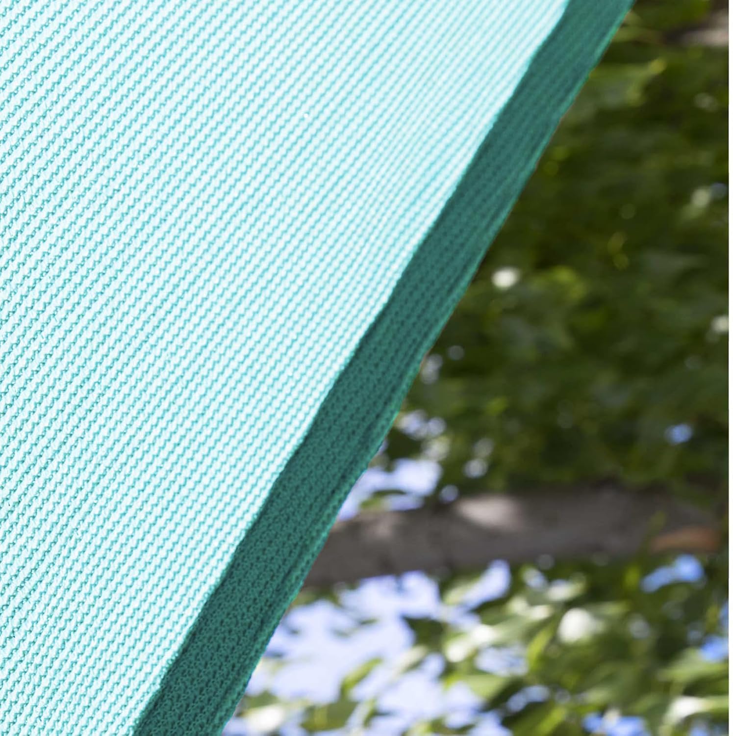 Amgo Custom Size 14' x 20' Turquoise Rectangle Square Sun Shade Sail UPF50+ AGTAPS12, Order to Make Canopy Awning, 95% UV Blockage, Water & Air Permeable, Commercial and Residential (We Customize)