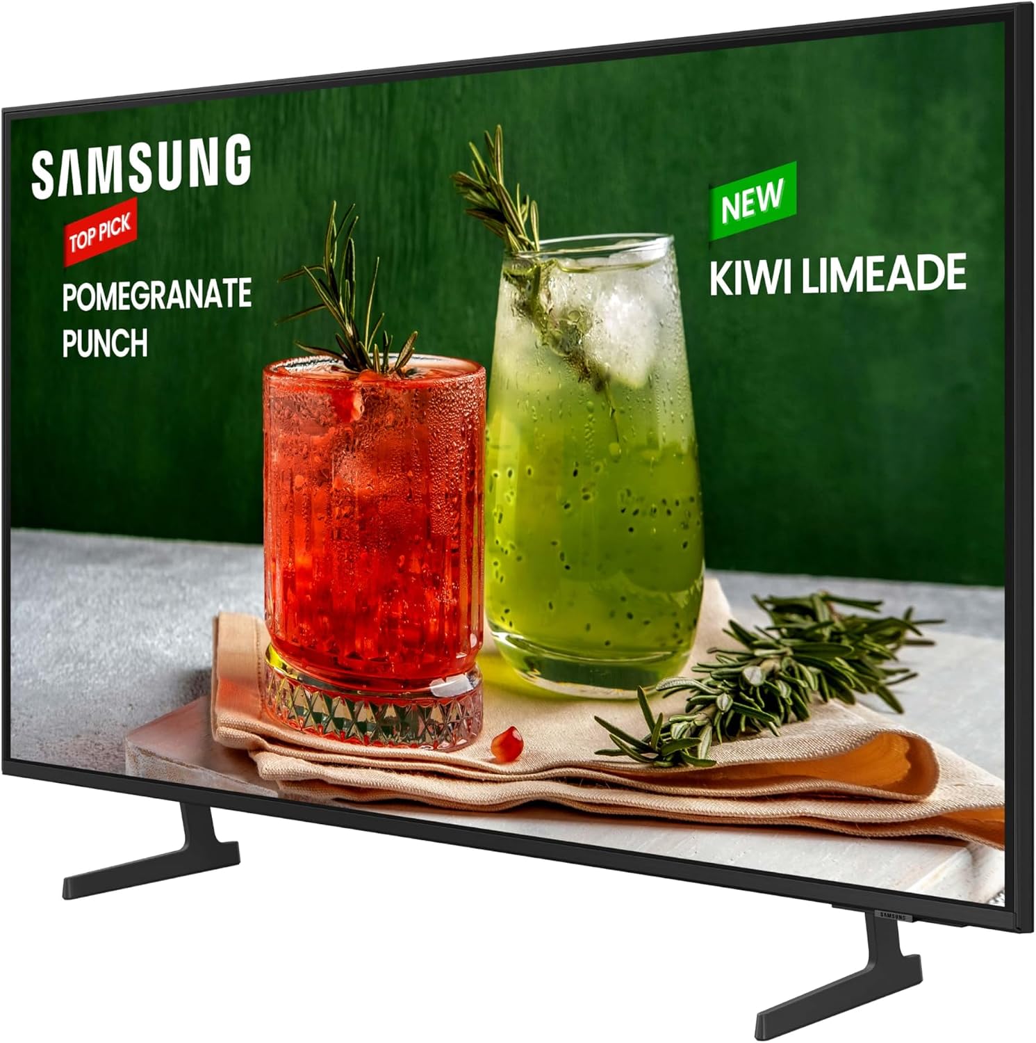 SAMSUNG 60-Inch Class Crystal UHD 4K Bed-H Series HDR Business Pro TV w/ 3-Sided Bezel-Less Slim Design, Use for Digital Signage Displays, Commercial TV, Alexa Built-in (LH60BEDHLG, 2024 Model)