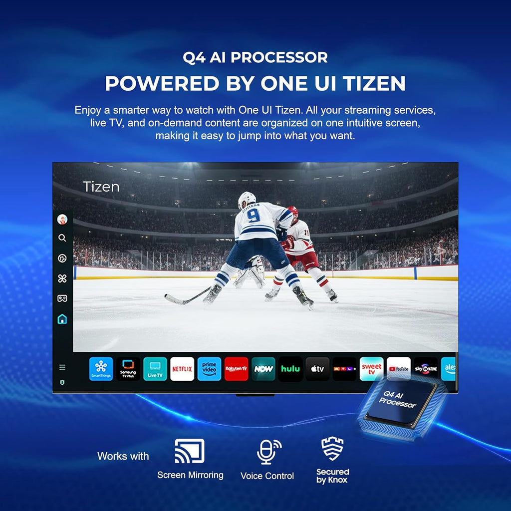 Titan S100 QLED 85 Inch Outdoor TV, Covered Patio, IP65 Smart Weatherproof TV, 4K HDR, 60 Hz, Tizen AI OS, 800 Nits, Wi-Fi 5, HDR10+, Outdoor TV Cover, Slim Bezel, 2 Yr Wty