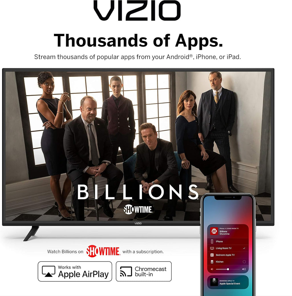 VIZIO 43 Inch 4K Smart TV, V-Series UHD HDR Television with Apple AirPlay and Chromecast Built-in