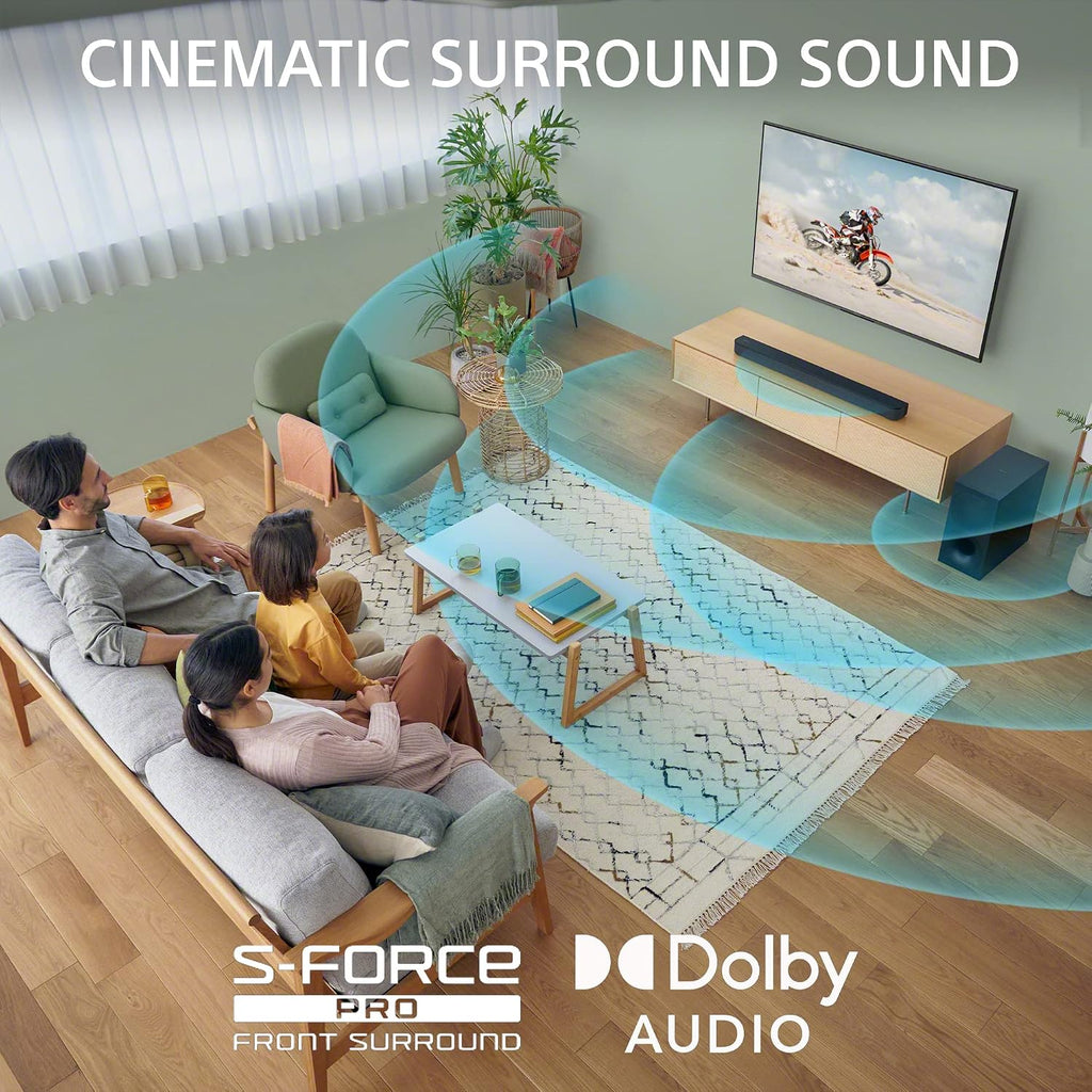 Sony 55 Inch 4K Ultra HD TV BRAVIA 3 LED Smart Google TV with Dolby Vision HDR and Exclusive Features for PlayStation®5 (K-55S30), 2024 Model HT-S400 2.1ch Soundbar