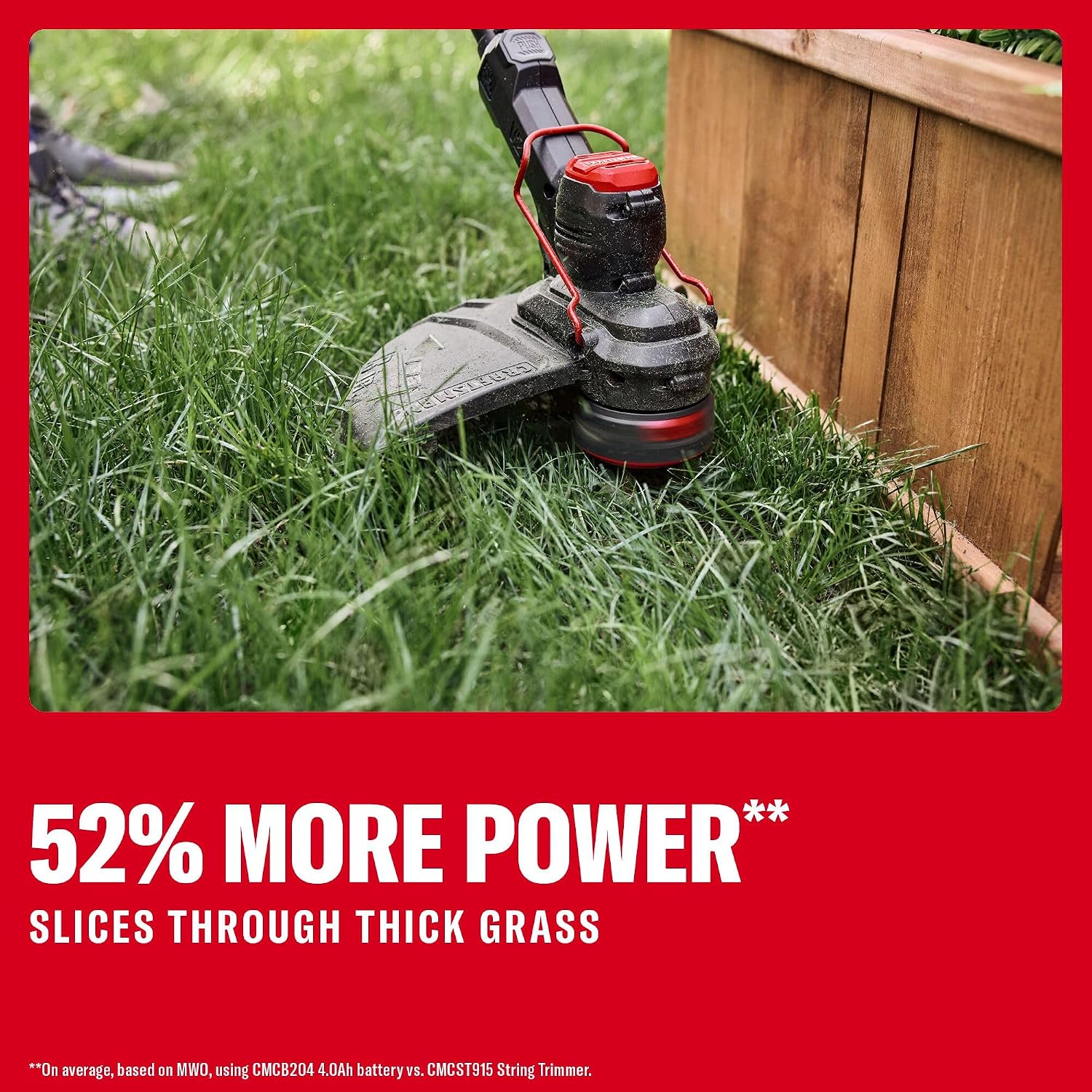 CRAFTSMAN V20 String Trimmer and Lawn Edger Kit with 4Ah Battery and Charger, 13 in. Cordless Weed Wacker with Up to 63 Minutes Runtime, Lightweight (CMCST901M1)