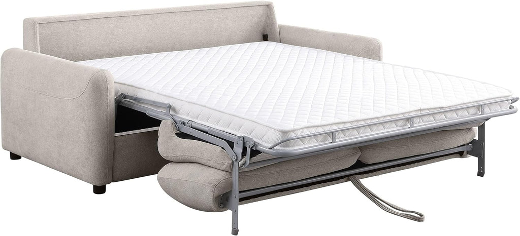 Coaster Home Furnishings - Rylie - Upholstered Sleeper Sofa with Queen Mattress and 5-Inch Memory Foam Layer - Transitional - Living Room - Beige - 360027