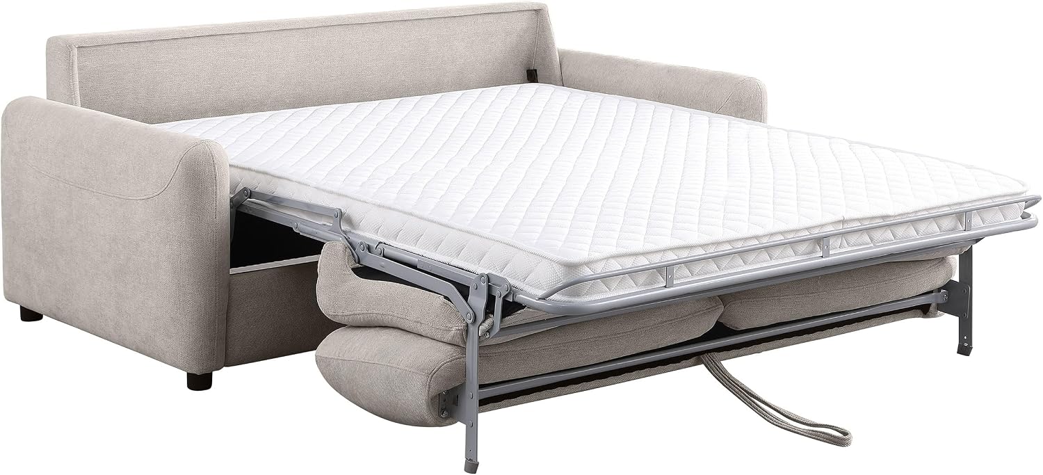 Coaster Home Furnishings - Rylie - Upholstered Sleeper Sofa with Queen Mattress and 5-Inch Memory Foam Layer - Transitional - Living Room - Beige - 360027