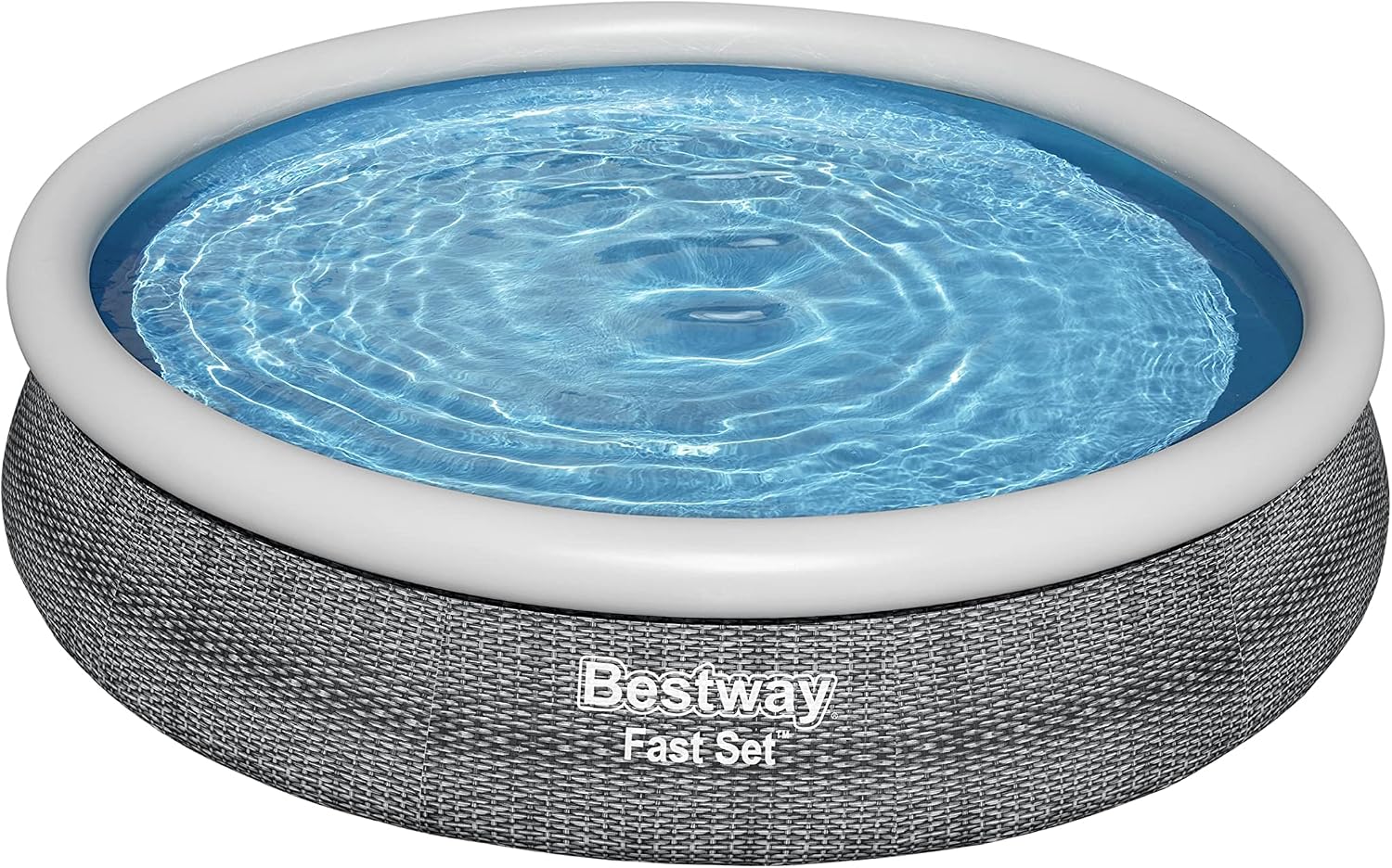 Bestway Fast Set 12' x 30' Inflatable Round Soft Sided Above Ground Pool Set