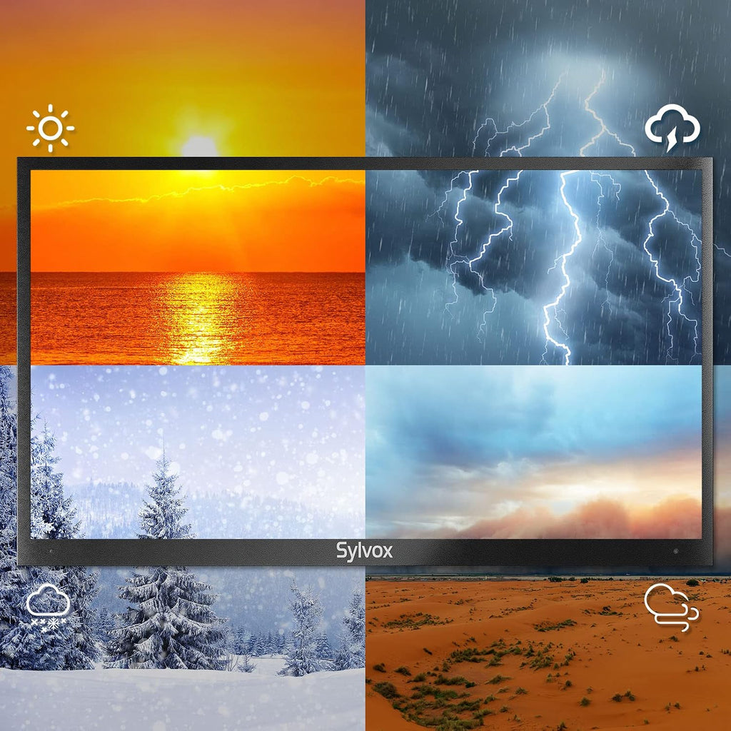 SYLVOX 65'' Outdoor Smart TV 4K UHD Waterproof TV 1000NIT High Bright, Android 11.0 Support Download APP ARC & CEC, Suitable for Outdoor Use(Deckpro Series)