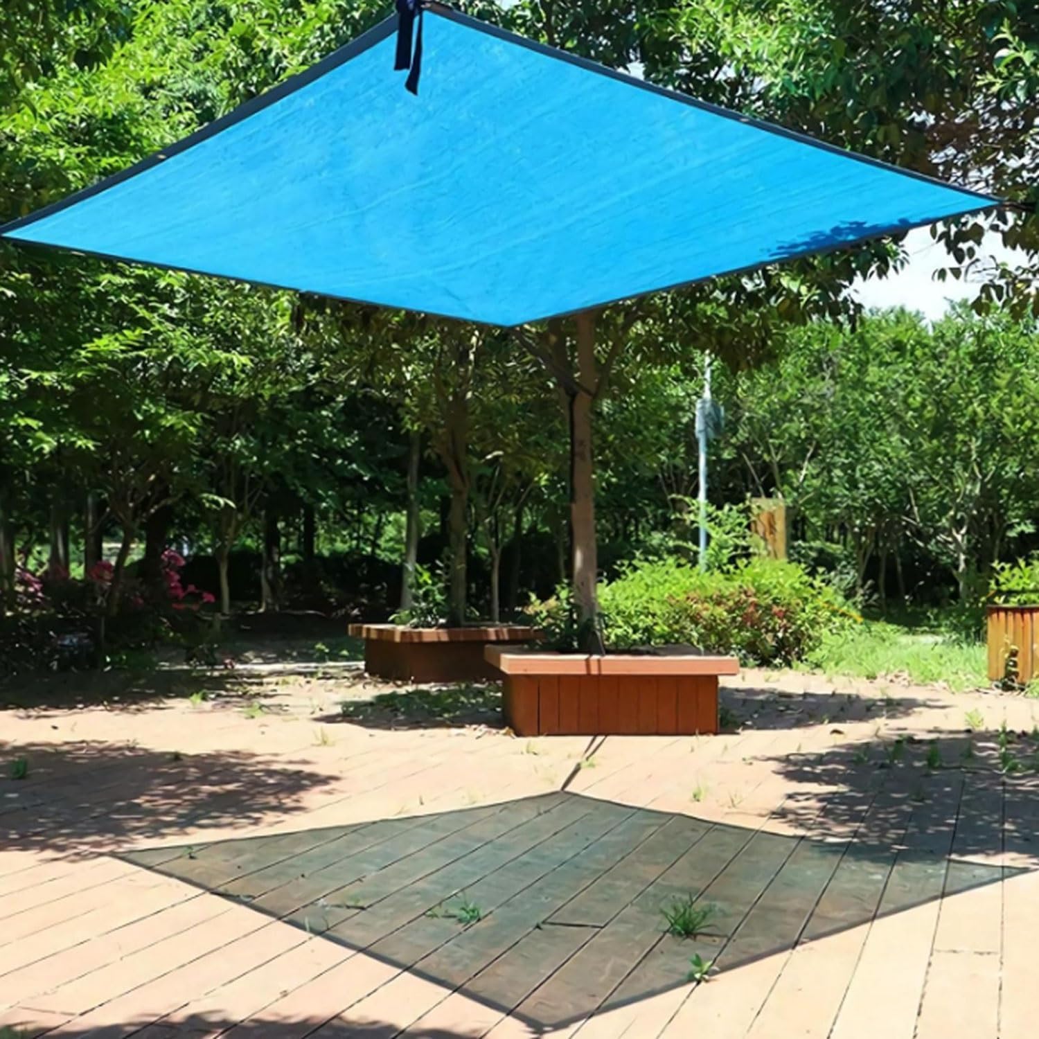 Shade Cloth with Grommets Balcony Covers UV Resistant Shade Sunblock Net Shade Cloth for Greenhouse,Parking Shed, Garden Yard or Kennel(52x56ft(16x17m))