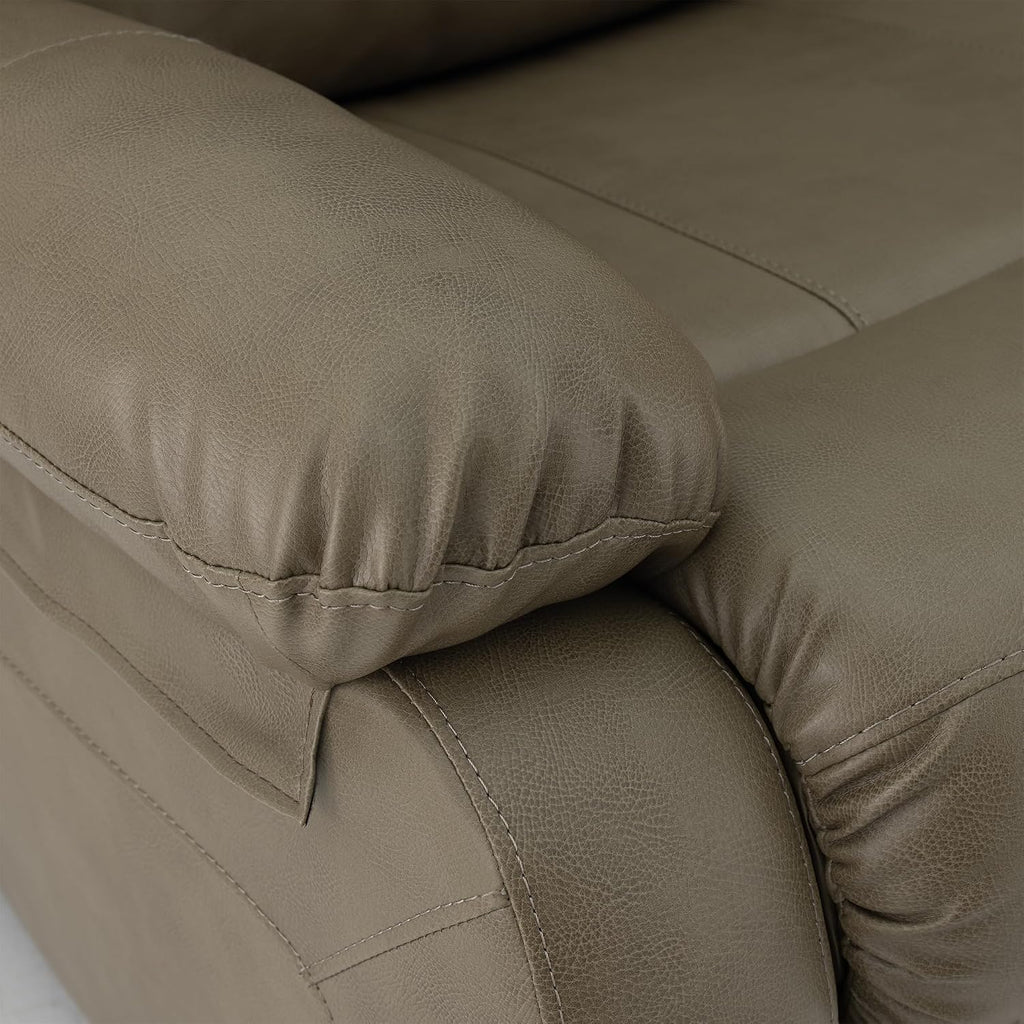 RecPro Charles Collection 80' RV Hide A Bed Loveseat | Memory Foam Mattress | RV Sleeper Sofa | Pull Out Couch | Putty