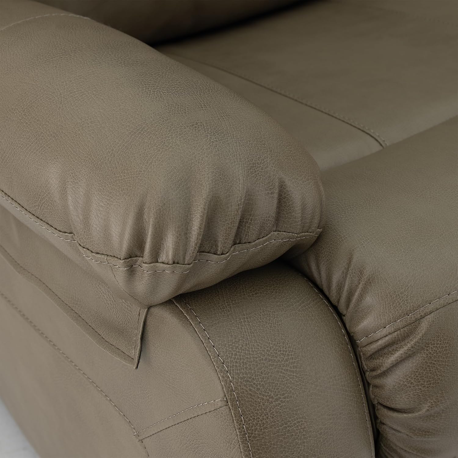 RecPro Charles Collection 80' RV Hide A Bed Loveseat | Memory Foam Mattress | RV Sleeper Sofa | Pull Out Couch | Putty