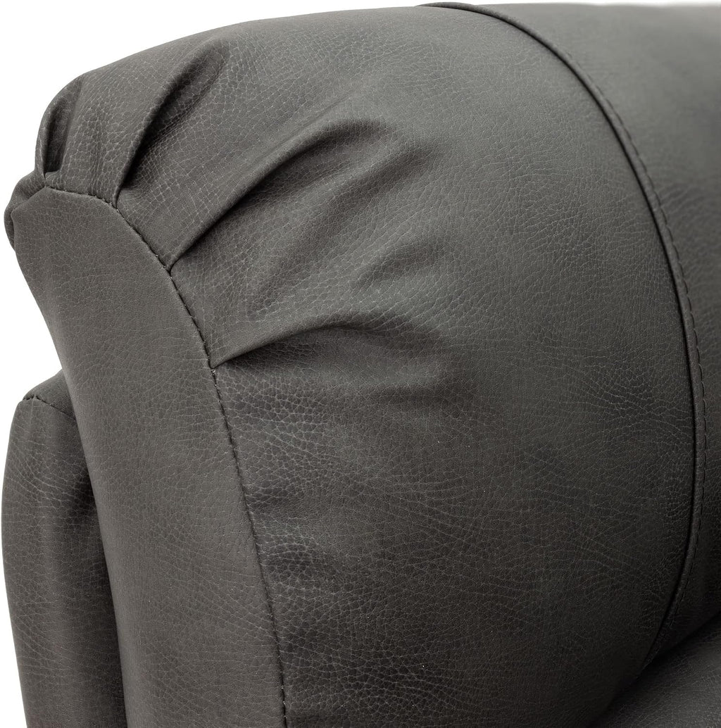 RecPro Charles RV Jackknife Sofa | Love Seat | Sleeper Sofa | Length Options 62', 68', 72' (72 Inch, Gunmetal)