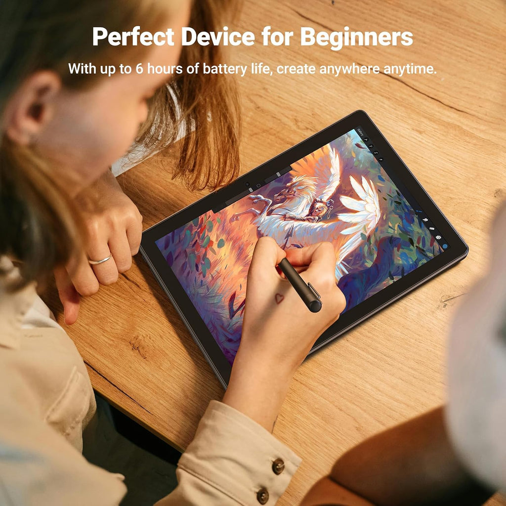 T8 Standalone Drawing Tablet with Screen,8 inch Screen, No Computer Needed,Stylus Pen,More Bonus,Drawing Apps Tutorials Pre-Installed,Best Gift for Beginner,Digital Artist,Designer
