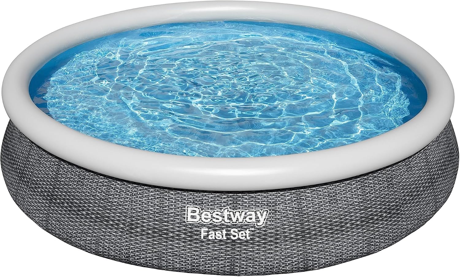 Bestway Fast Set 12' x 30' Inflatable Round Soft Sided Above Ground Pool Set