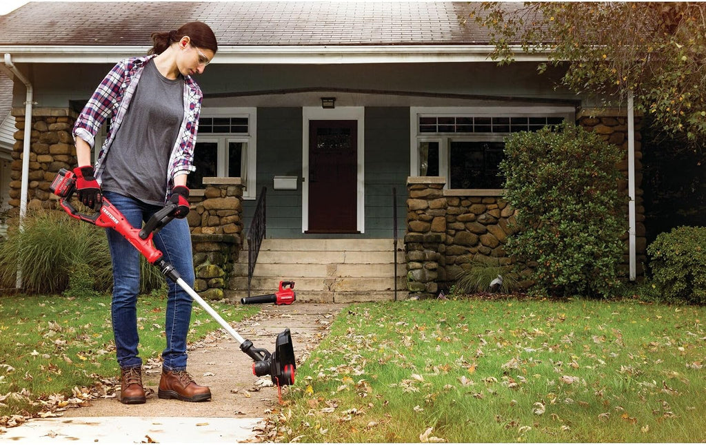CRAFTSMAN V20 String Trimmer and Leaf Blower Combo Kit, Cordless (CMCK297M1)