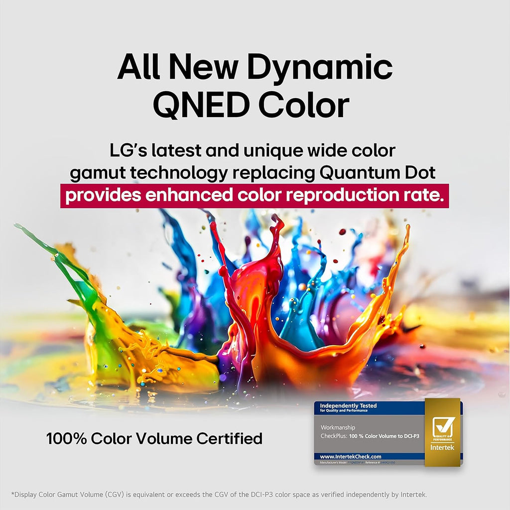 LG 43-Inch Class QNED AI 4K QNED82A Series Smart TV w/AI Sound, HDR10, 4K Super Upscaling, Filmmaker Mode, Wow Orchestra, Alexa Built-in (43QNED82AUA, 2025)