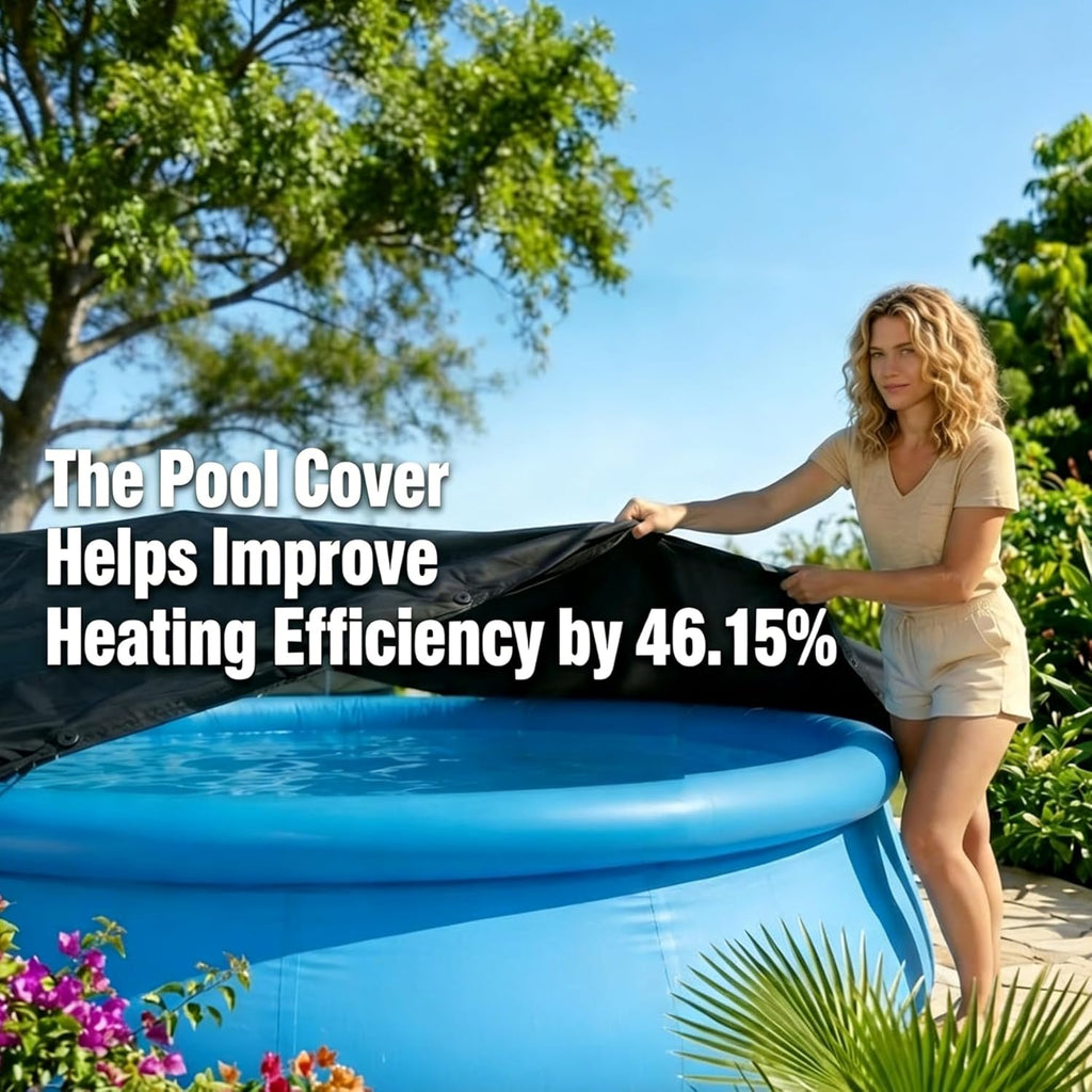 16000 BTU Swimming Pool Heat Pump 5000 Gallon Electric Pool Heater for Above Ground Pool 5KW Heating or Cooling WiFi Control Timer Pool Heater 110V 60Hz