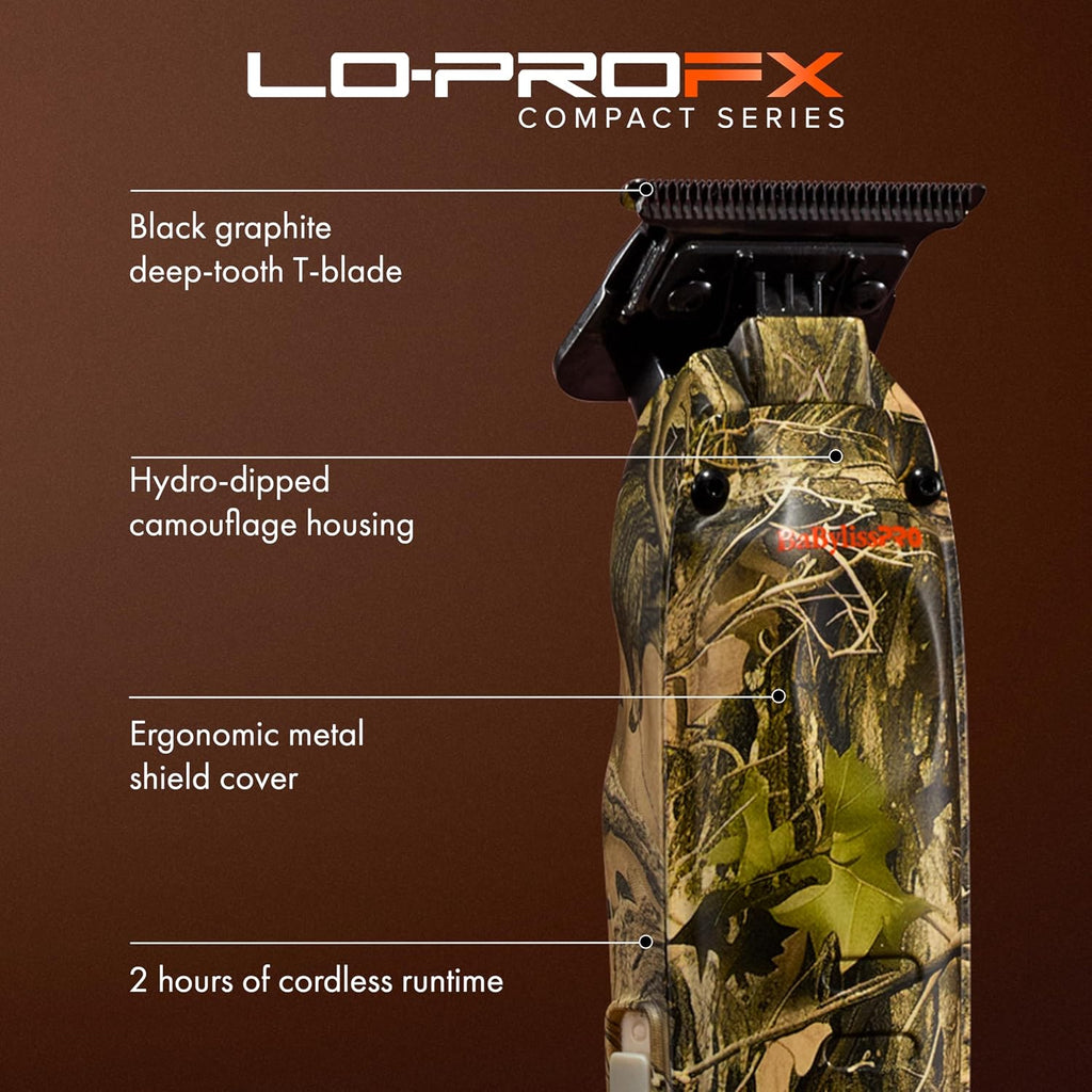 BaBylissPRO High-Performance Compact LO-PROFX Trimmers for Men