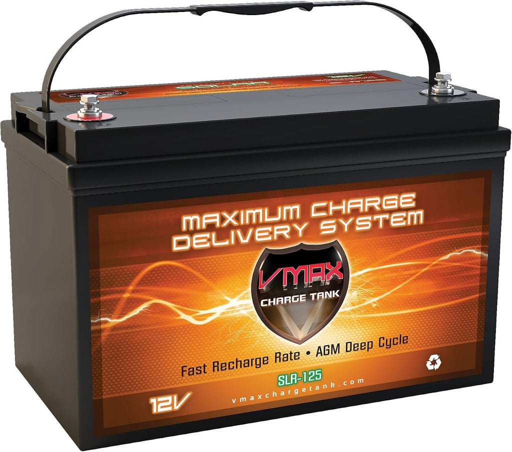 SLR125 Replacement Battery for Nature's Generator Elite Power Pod Upgrade from 100Ah to 125Ah. POWER POD BATTERY UPGRADE: VMAX SLR125 12V 125AH AGM Sealed Deep Cycle 12 Volt battery.